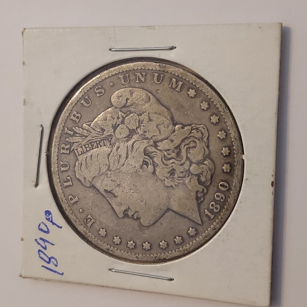 1890 P Morgan Silver Dollar